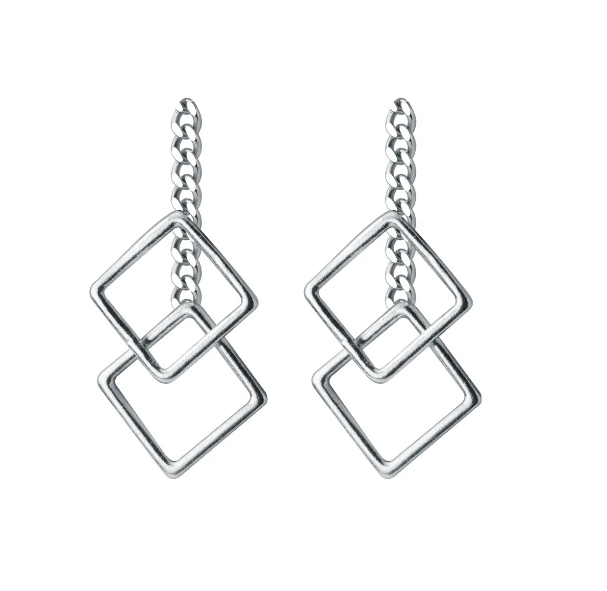 Женские серьги гвоздики из серебра 925 пробы|Серьги-гвоздики| |