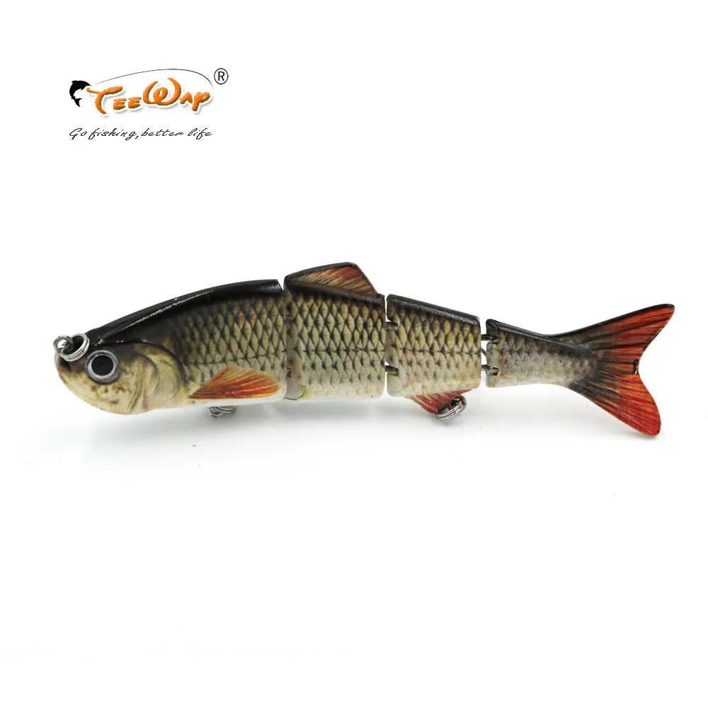 

New Product Fishing Lure 4 Segment Swimbait Crankbait Hard Bait Slow 19g 12cm Fishing hook Fishing Tackle FL4-M05