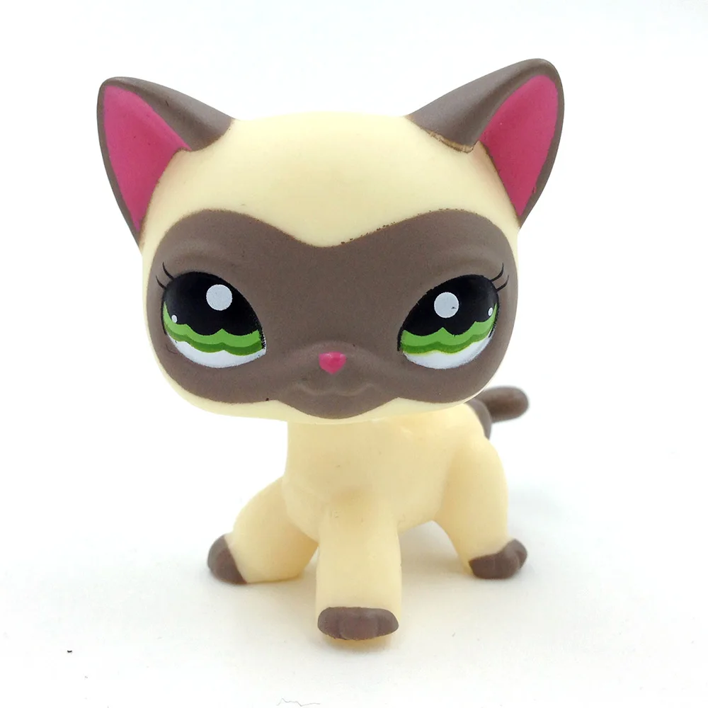PS Pet Shop серый тени для век желтый короткошерстая кошка #1116 зеленый глаз Kitty