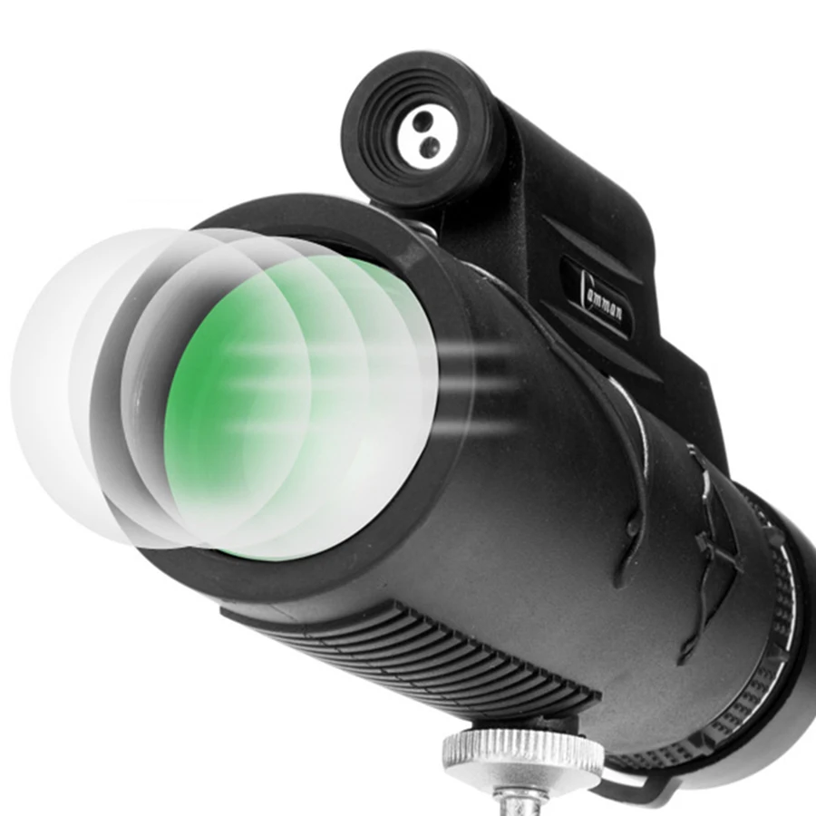 Mobile Phone Dual Focus Monocular Spotting Telescope Zoom Optic Lens Binoculars Coating Lenses Hunting Scope | Измерительные