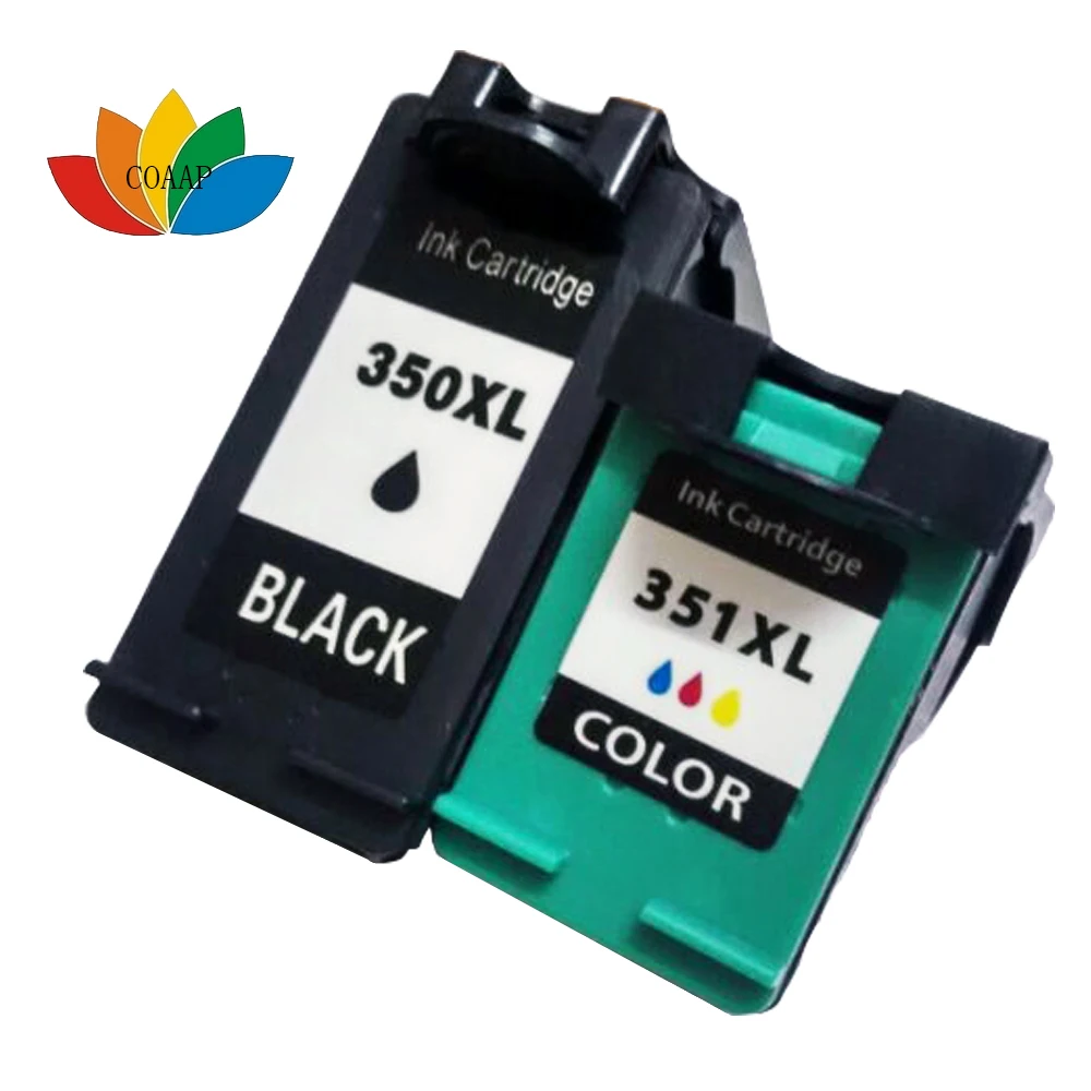 Refilled INK CARTRIDGE FOR HP 350 351 XL 2-Pack HIGH YIELD COMPATIBLE C4480 C4280 C4580 J5780 J5730 PRINTER
