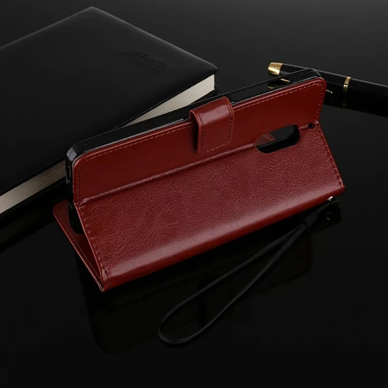 Phone Case For Nokia 6 Flip Cover Wallet Luxury Ultra Thin Card Holder Pouch Nokia6 5.5&quot Leather Holster | Мобильные телефоны и
