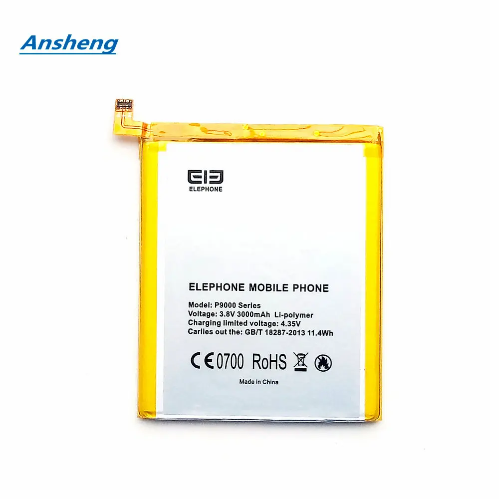 Ansheng High Quality 3000mAh battery for Elephone P9000 Lite Smart phone | Мобильные телефоны и аксессуары