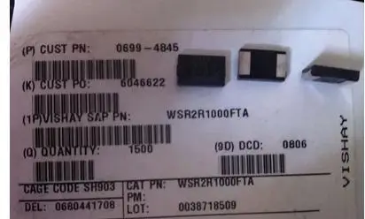 Wsr2r1000fta WSR 2 0.1R 1% Вт|2w resistor|2w2w led |