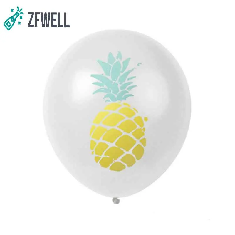 ZFWELL 10 шт./лот 12-дюймовый шар Фламинго черепаха лист кактус двухцветный печать