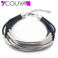 Fashion 316L Stainless Steel Cuff Bracelets and Bangles Silver Color Shiny Femininas Wide Big Bangles Hot Sale Bijoux For Women