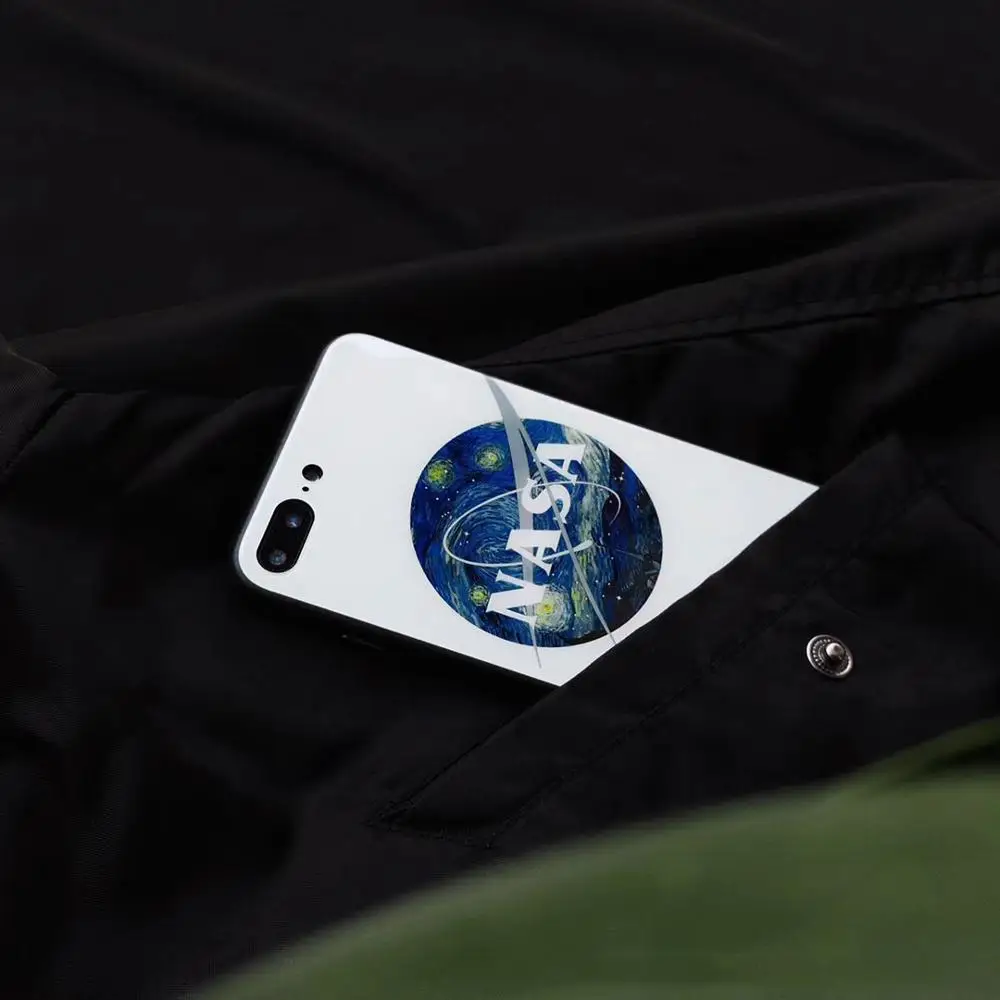 Корейский стиль живопись планета Телефон чехол для iPhone 6 7 8 6S Модный стеклянный