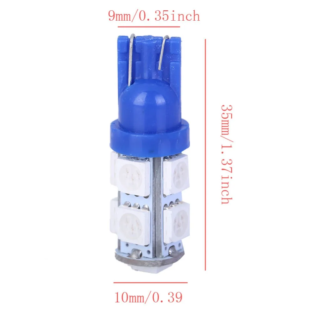 FISHBERG 2шт T10 9 SMD 5050 194 168 192 W5W светодиодный s светильник авто лампы клиновидный для