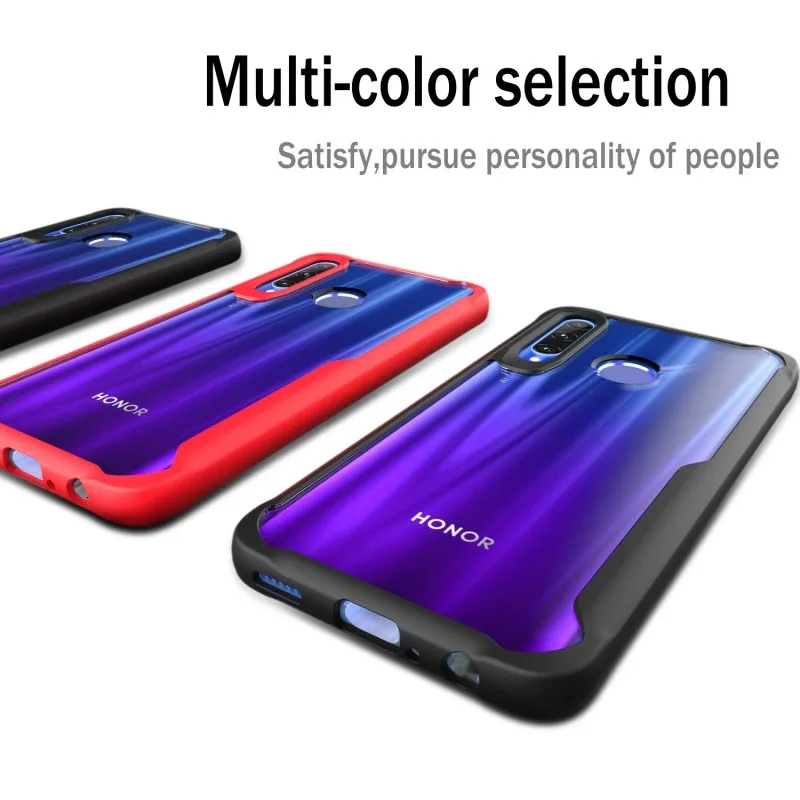 Чехол для huawei P Smart плюс 2019 чехол Прозрачный ударопрочный Пластик Honor 10 lite 10i