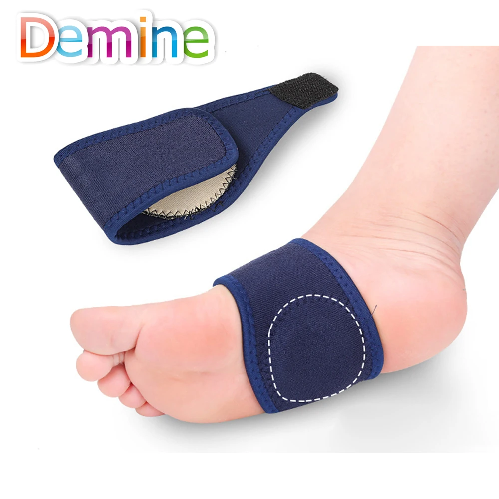 

Demine Orthopedic Insoles Elastic Arch Support Bandage Flat Foot Arch Support Pain Relief Running Sport Cushion Pads Insert