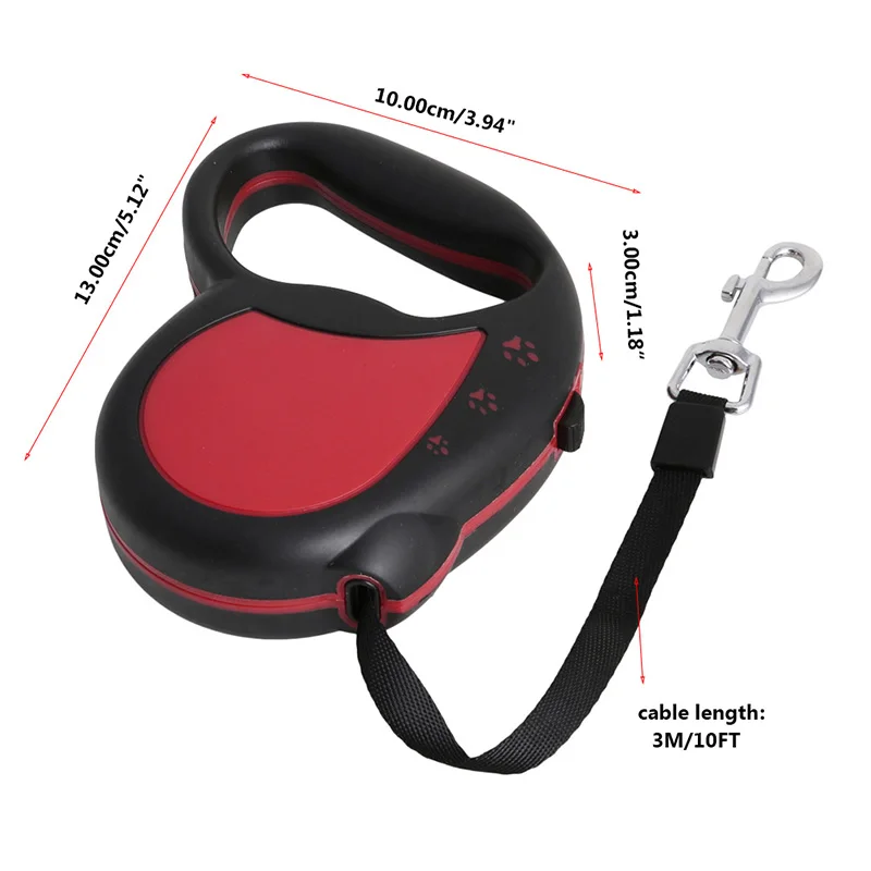Выдвижной Поводок для собак и кошек нейлоновый автоматический выдвижной поводок