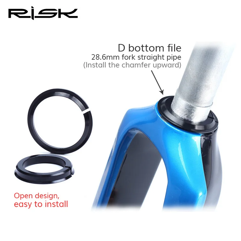 Гарнитура велосипедная с двойным подшипником Для конической вилки 1 5/прямой 28 6