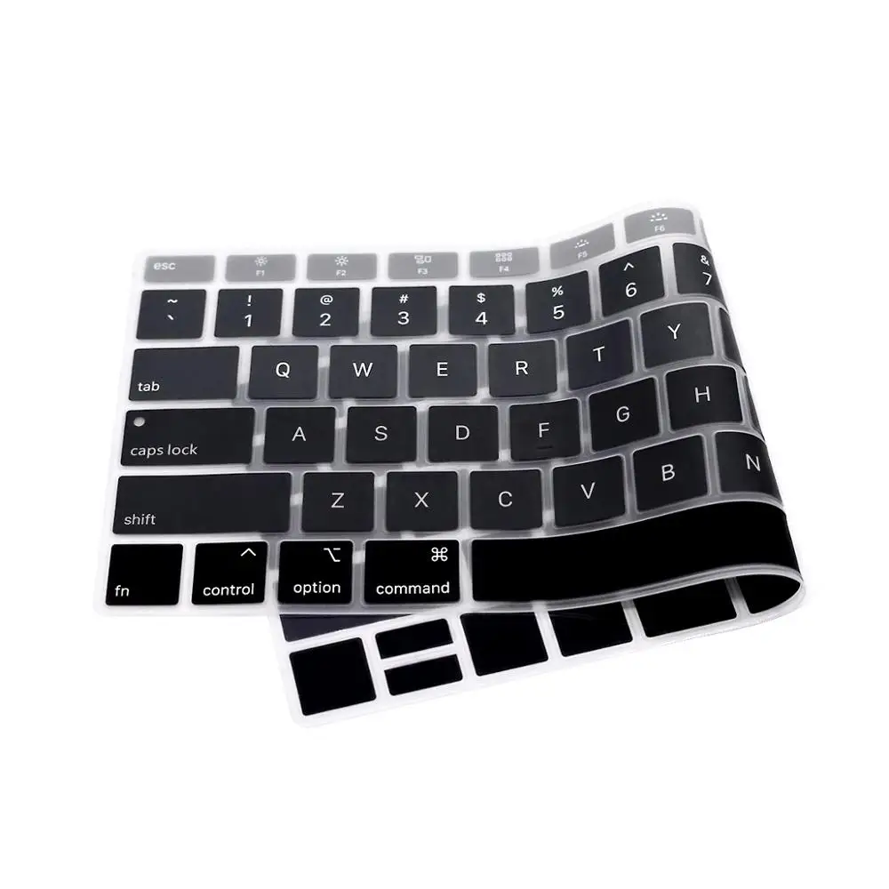 Красочная мягкая силиконовая клавиатура для MacBook New Air 13 с retina& Touch ID A1932 английская градиентная клавиатура