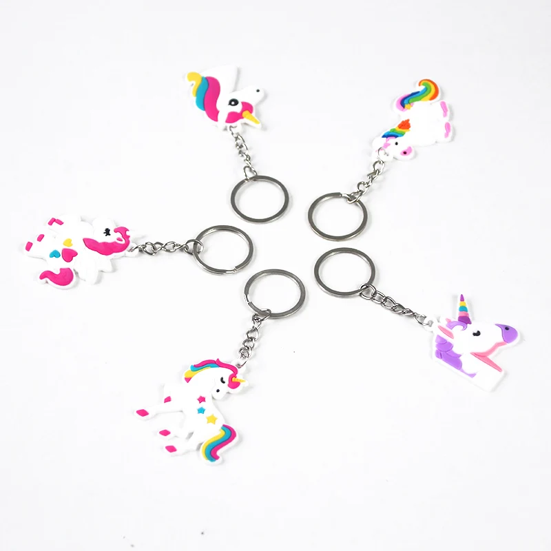 Unicorn Party Bracelet Key Chain Birthday Decorations Kids Gift Unicornio Buckle Wristband Baby Shower Supplies | Дом и сад