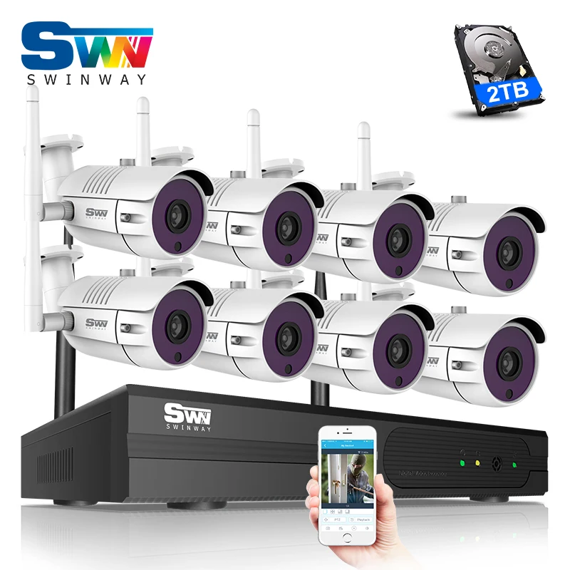 Новые plug and play P2P 960 P HD открытый 36IR Камера WI-FI видеонаблюдения Системы 8CH