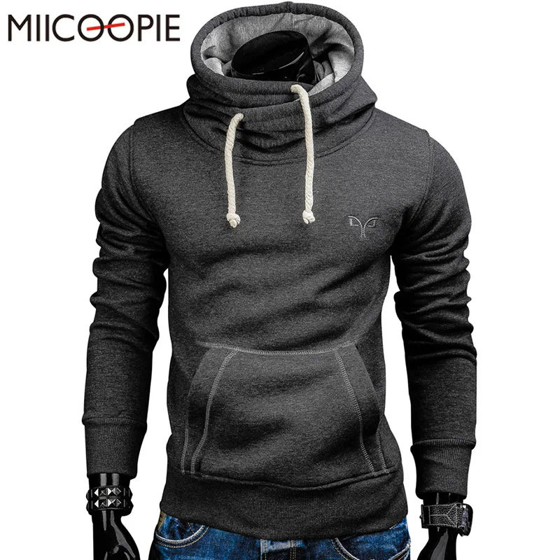 MIICOOPIE Новинка весна осень толстовки для мужчин модный брендовый пуловер