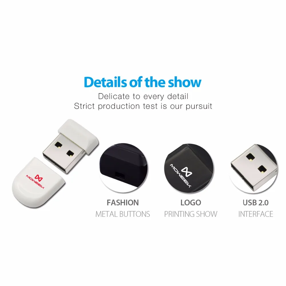 Moweek Супер Мини крошечный USB флеш-накопитель высокого качества 4 ГБ 8 16 32 64 2 0 карта