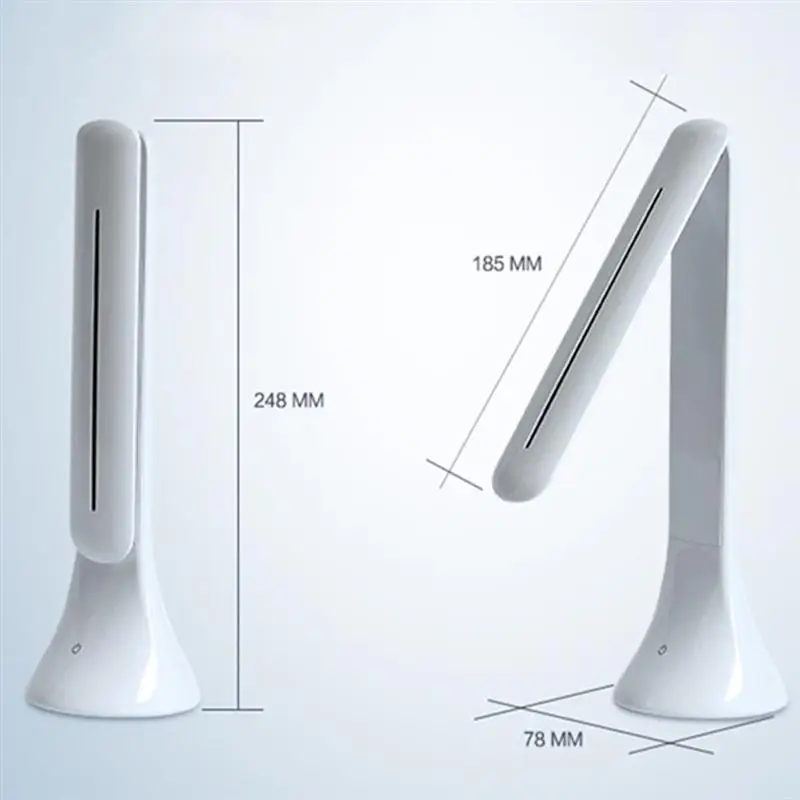 USB Rechargeable Touch Sensor Desk Light Dimmable Foldable Lamp LED Reading Table | Лампы и освещение