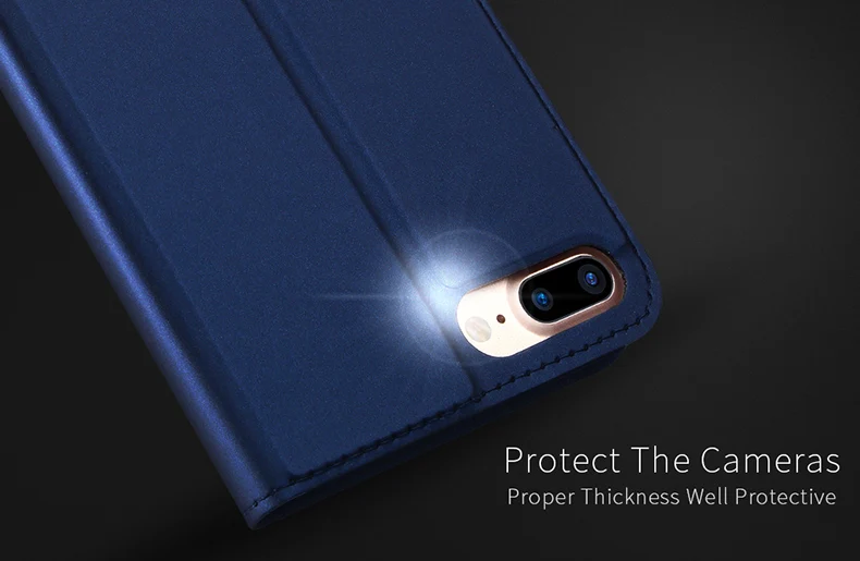 DUX DUCIS чехол для iphone 8 чехол для iphone 8 Plus Флип Роскошный кожаный кошелек задняя чехол для iphone 8 плюс телефонные чехлы iphone 8