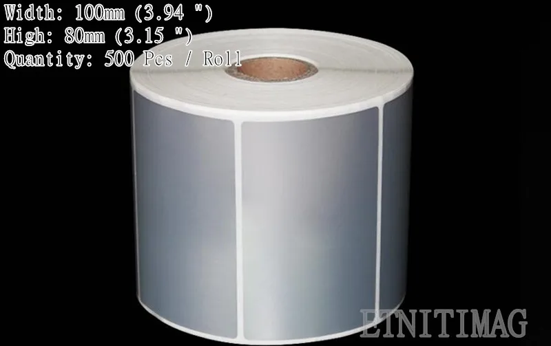 500 листов/рулон самоклеящиеся этикетки наклейки 100 мм x 80 мм|label label|labels waterprooflabels blank