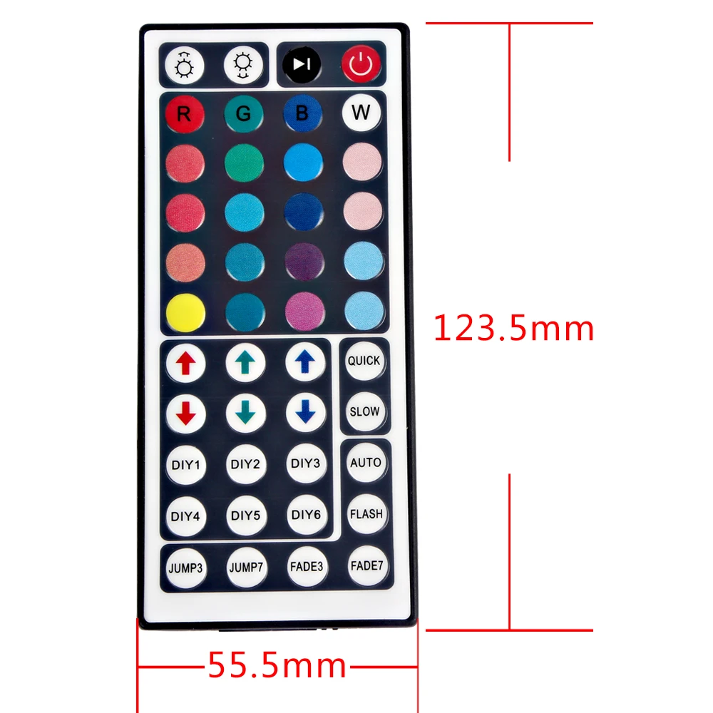 Беспроводной RGB контроллер для светодиодной ленты 44 клавиши|decorative car accessories|accessories
