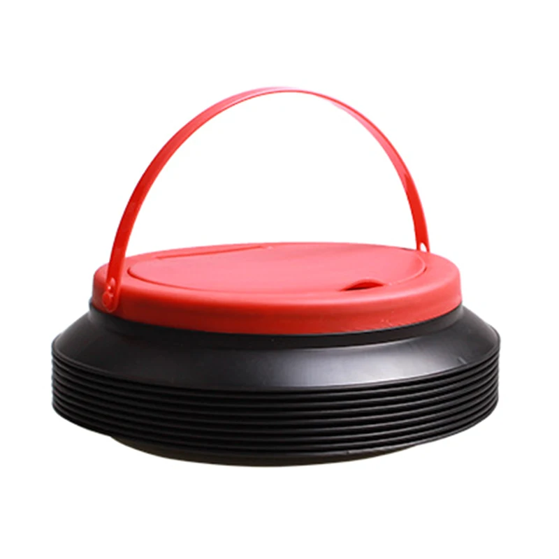 Capacity 4L Black Multifunctional Magic Car Container Barrel Trash Bin Foldable Storage Bucket Car Trash Can