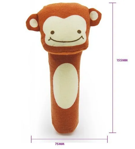 2020 детские игрушки для новорожденных мягкая модель животных плюшевые погремушки