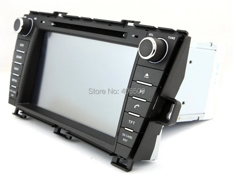 В тире dvd-плеер автомобиля gps навигация для Toyota Prius 2009-2013 с радио Bluetooth USB AUX MP3 авто