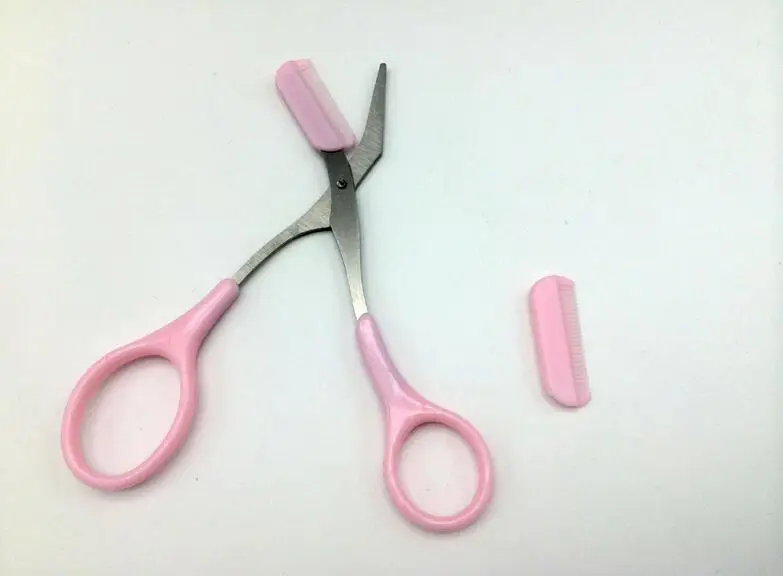 The new threading scissors cut eyebrow with the comb artifact makeup tools 1pcs | Красота и здоровье
