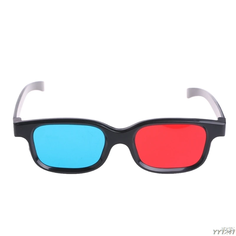 2018 модные Универсальные 3D-очки/красные синие голубые 3d-очки Anaglyph 3D Пластиковые