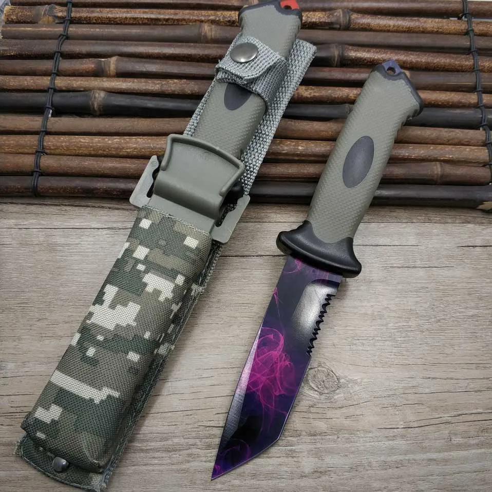 Дропшиппинг, стальной нож CS GO Bear s, тактические ножи с фиксированным лезвием, охотничий прямой нож для кемпинга