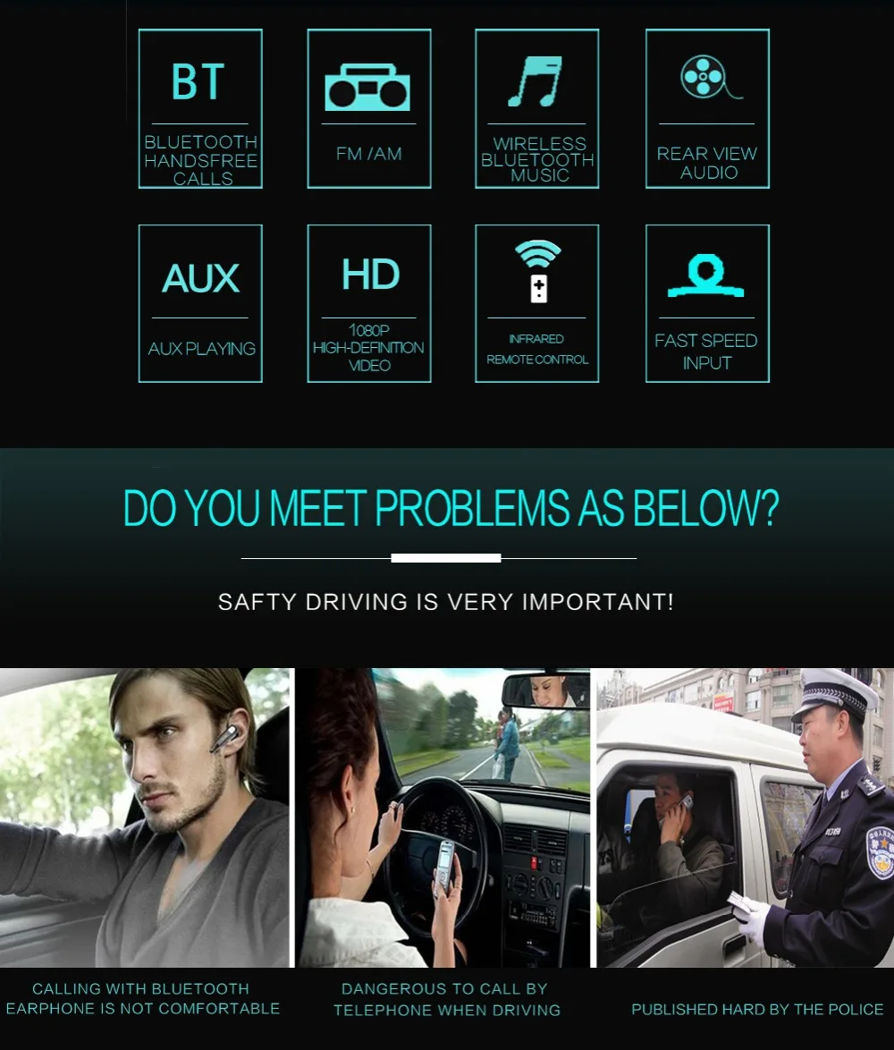 Автомобильный стерео приемник 1din аудио Bluetooth радио с " HD выдвижной сенсорный экран монитор MP5 плеер SD FM USB камера заднего вида