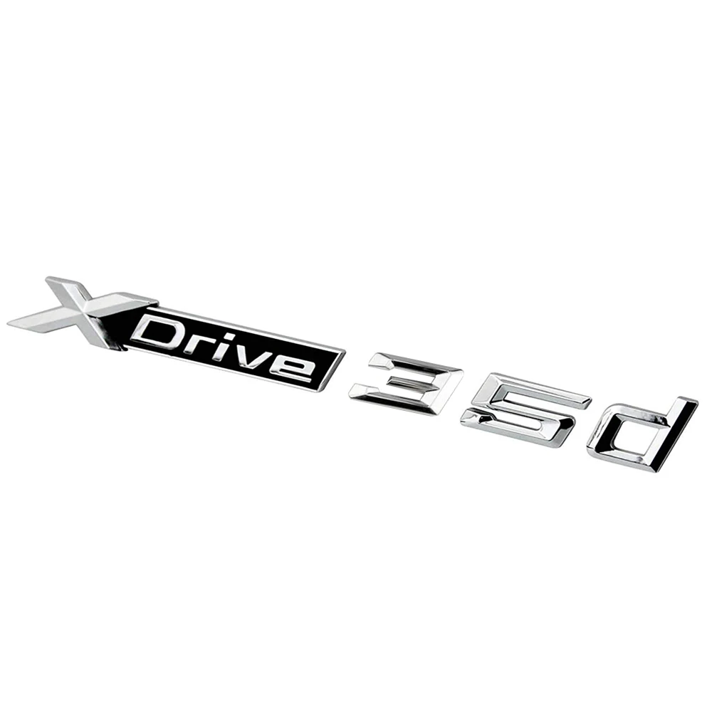 1-5 шт. Автомобильная эмблема логотип Xdrive 20d 25d 35d 40d 50d Стикеры наклейка для BMW F48 E83 E71