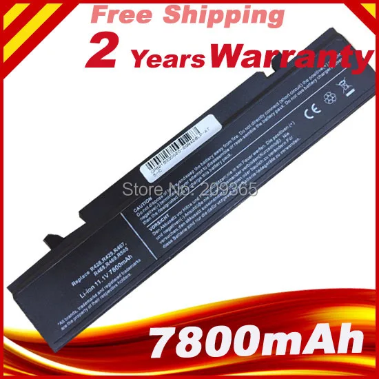

7800mAh AA-PB9NC6B AA-PB9NS6B PB9NC6B R580 R540 R519 R525 R430 R530 RV511 RF511 RV411 RV508 R528 R522