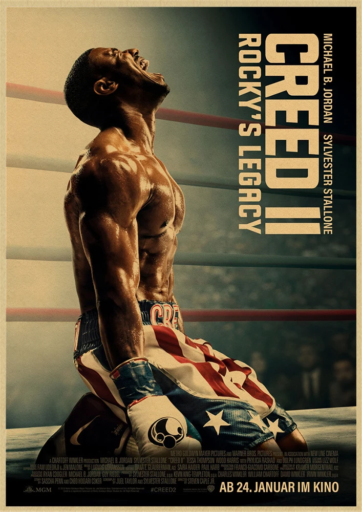 Классический фильм ROCKY Винтаж бумага аниме плакат ROCKY Stallone плакаты домашний Декор стены
