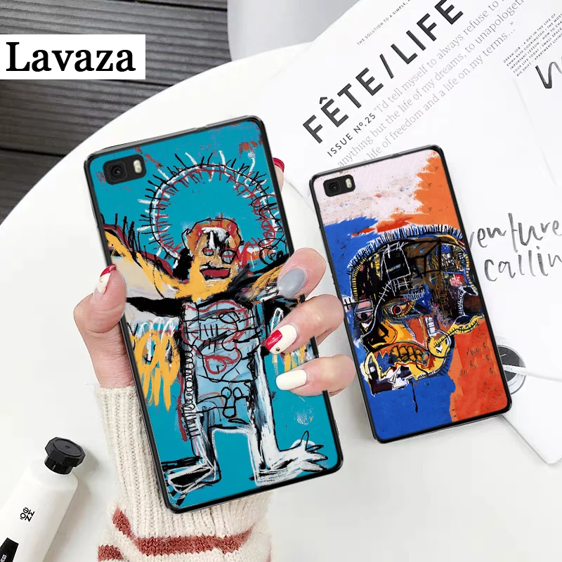 Jean Michel Basquiat Art силиконовый чехол для Huawei P8 Lite 2015 2017 P9 2016 Mimi P10 P20 Pro P Smart Z 2019 P30 |