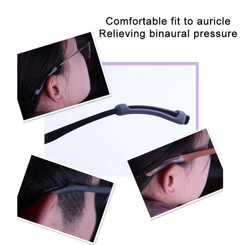 2020 5 пары/компл. Противоскользящий Чехол для очков ушной крючок силиконовый