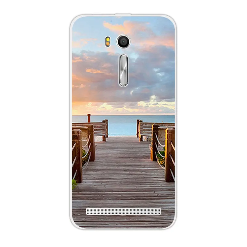 Для Asus Zenfone Go ZB552KL чехол мягкий TPU Тонкий силиконовый для телефона защитный