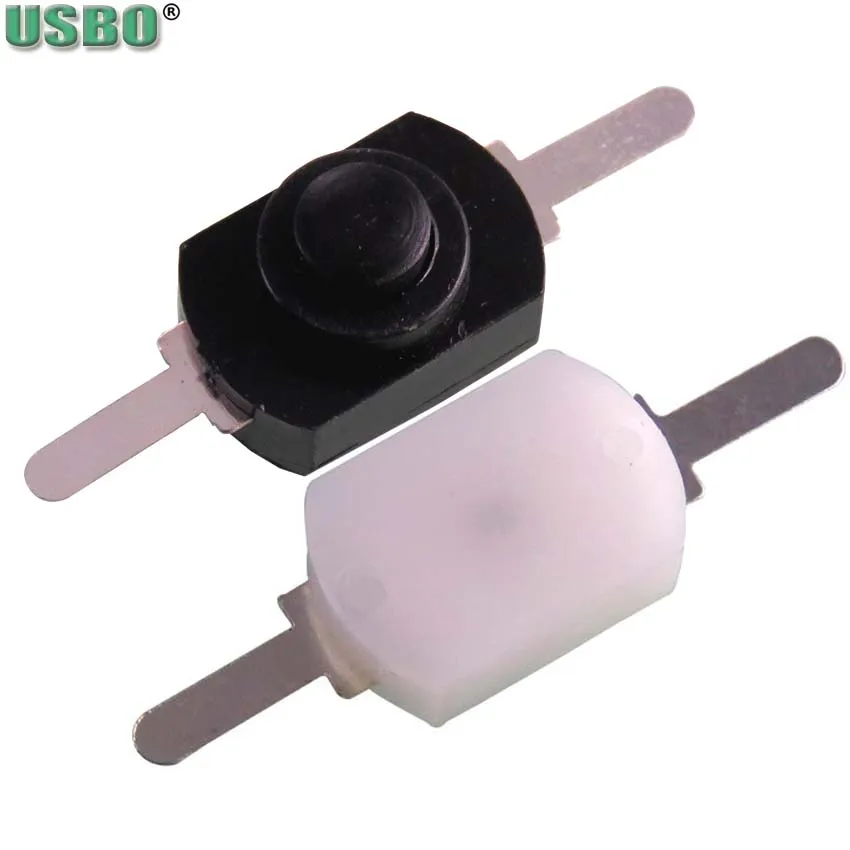 

Белый черный 100 шт 1208YD медь 1A 30V DC 250V AC вкл. Выкл. Мини задний фонарь фонарик селфлок кнопочный переключатель
