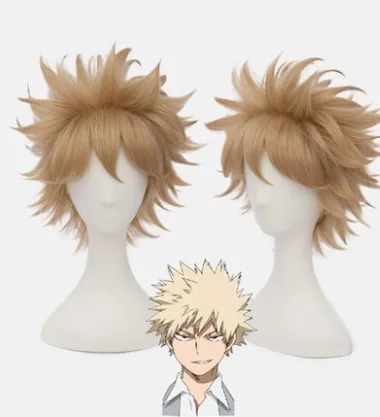 Аниме My Boku No Hero Academia изюку мидория короткий зеленый черный коричневый