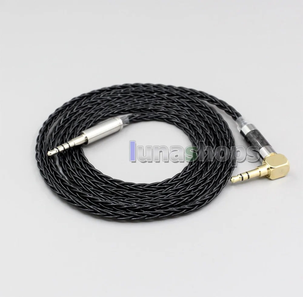 LN006337 XLR сбалансированный 3 5 мм 2 8 ядер посеребренный кабель для наушников Denon AH mm400