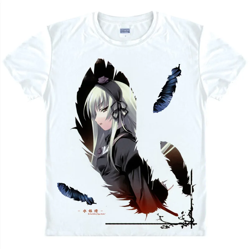 Аниме рубашка Coolprint Rozen Maiden футболки в разных стилях с коротким рукавом Suigintou