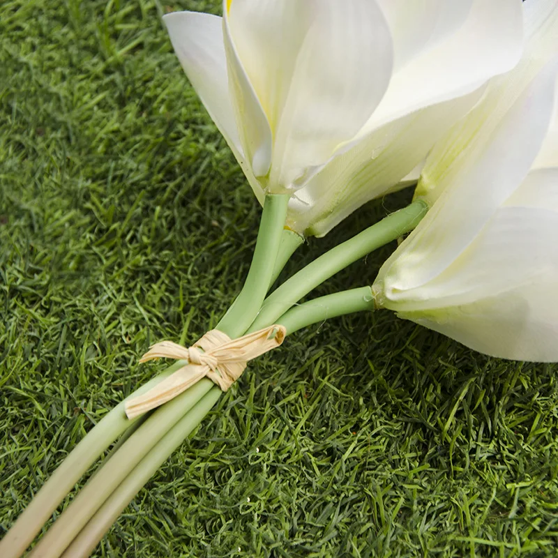 Real Touch Cymbidium 4 Цветочные головки искусственный цветок для украшения дома и свадьбы