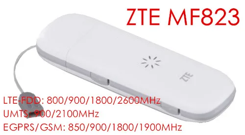 ZTE MF823 беспроводной 4G LTE FDD 3G Dongle модем 100 Мбит/с SIM карта Мобильный телефон PK L800|pk| |