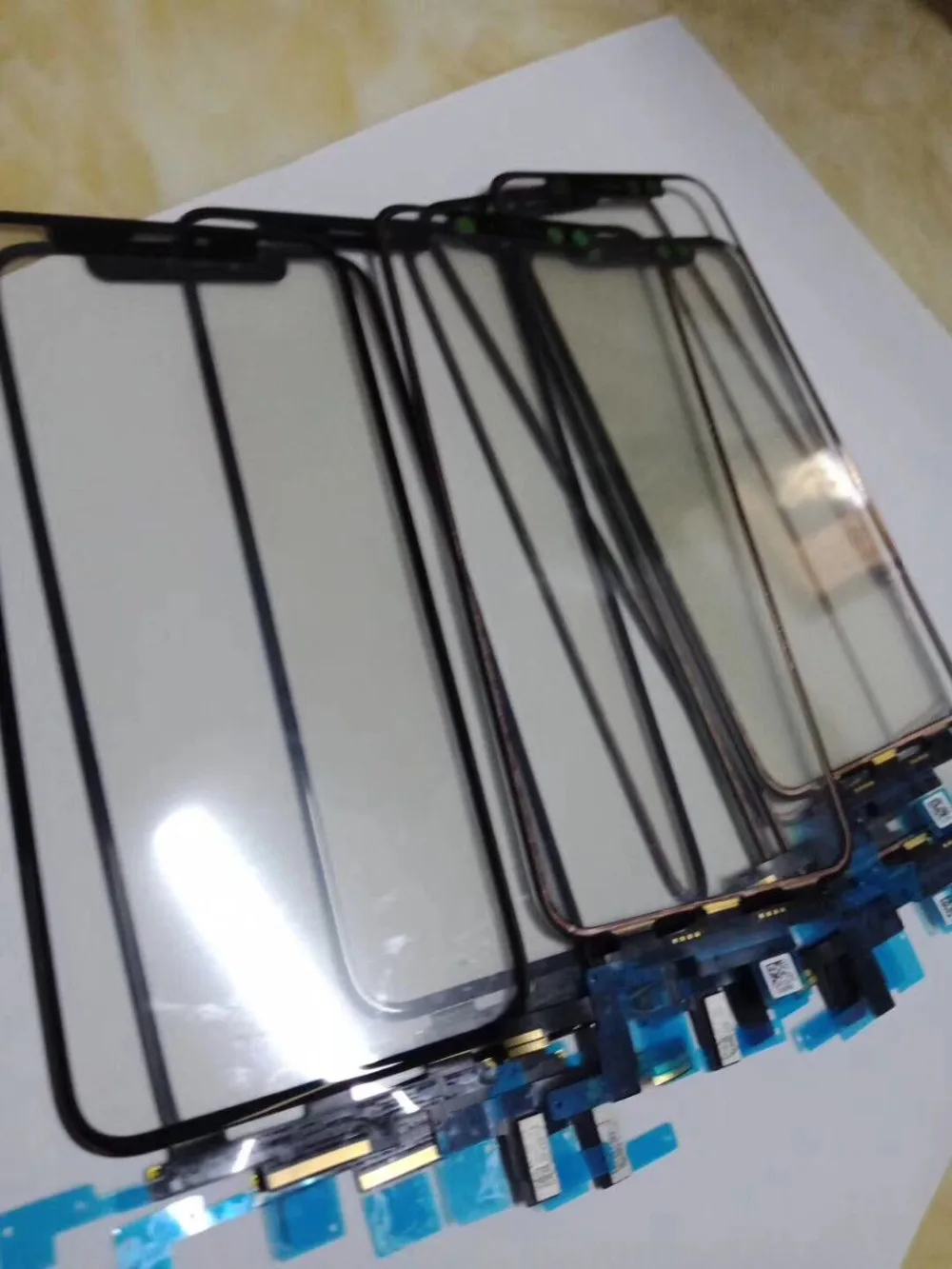 ЖК дисплей сенсорный экран для iPhone X Панель дигитайзер Переднее внешнее стекло