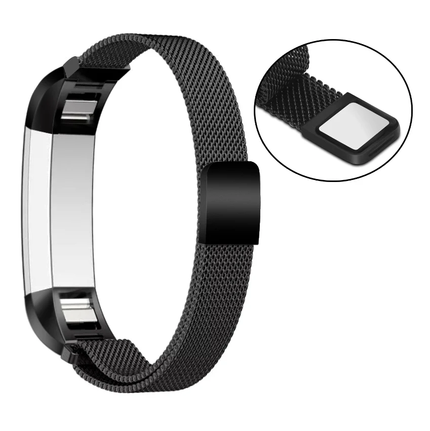 BUMVOR 2018 2 шт. Fitbit Alta браслет из розового золота Элегантный регулируемый