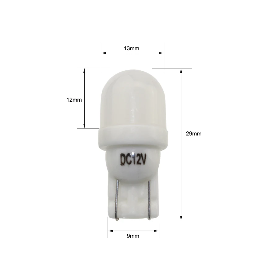 YCCPAUTO T10 W5W 194 168 Автомобильные светодиодные лампы керамические белые красные синие