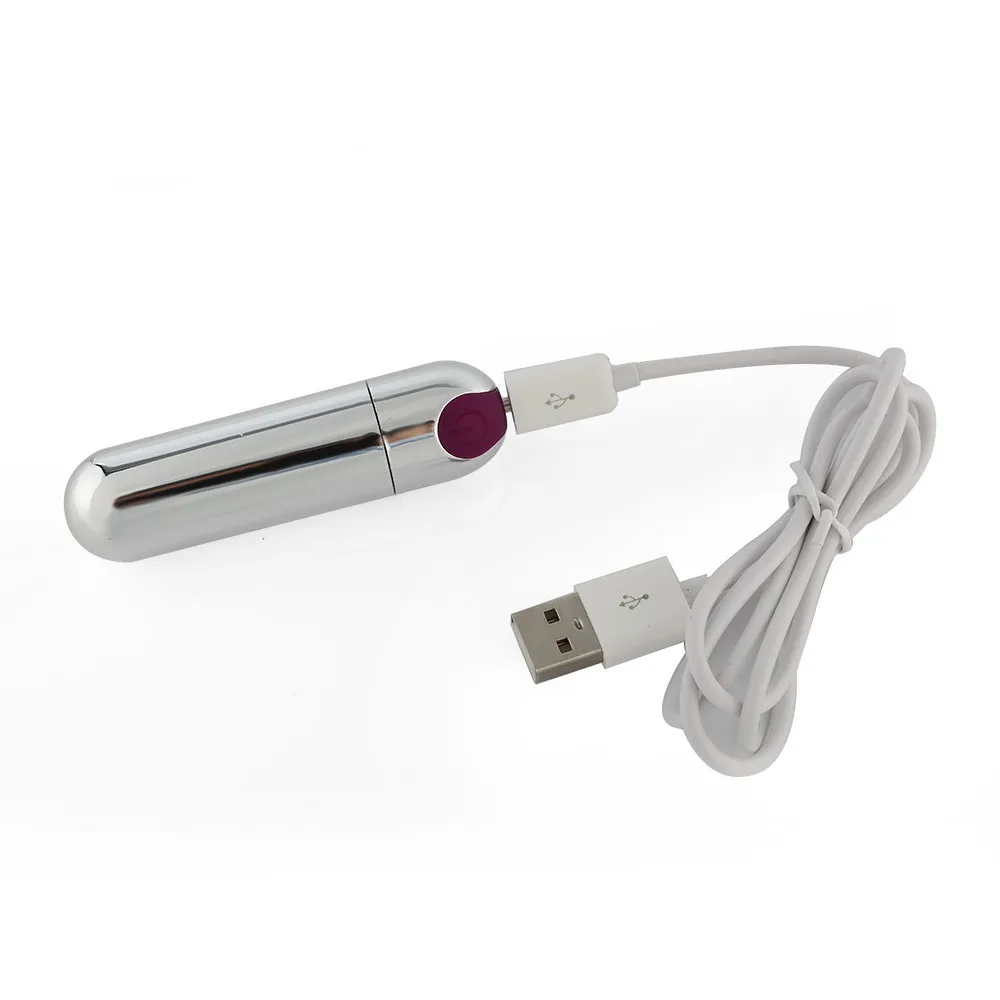 USB Перезаряжаемый сильный USB вибратор, 10 скоростной Вибрационный мини-Пуля Форма Водонепроницаемый вибратор G-spot массажер