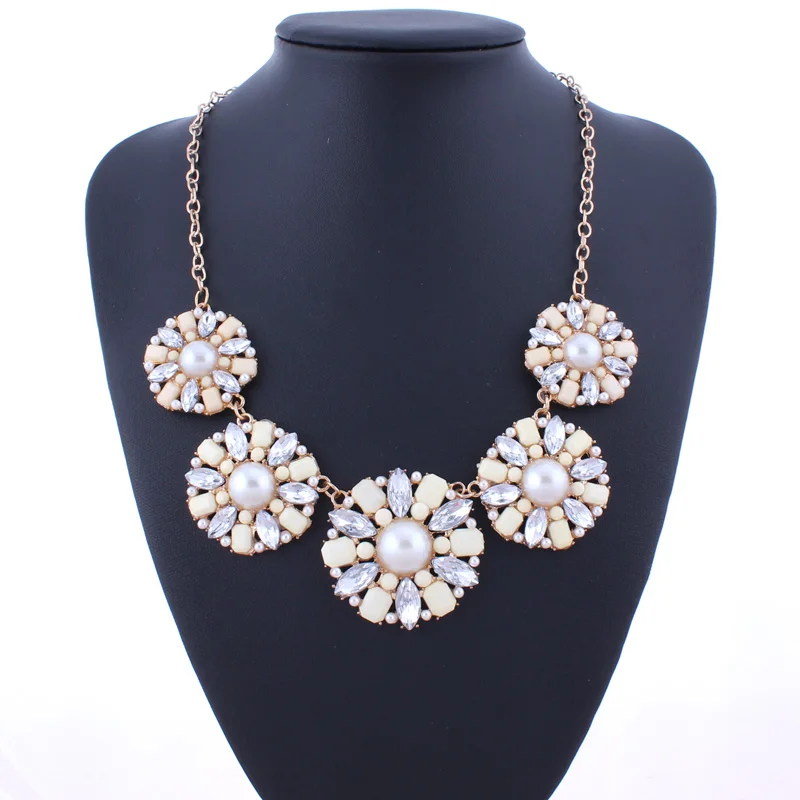 Tenande Maxi Charms ювелирные изделия большие массивные круглые цветы кристалл имитация