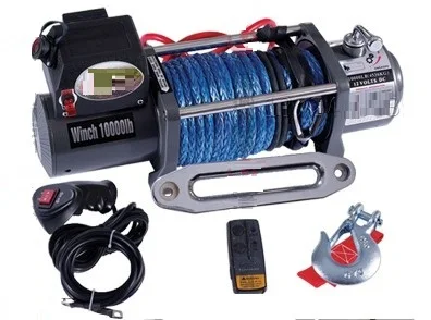 50010030 9500LB 5000lb-12000lb 12V Портативная электрическая лебедка для автомобиля, грузовика, авто баржи, прицепа, ручной инструмент, съемник стальной трос - Цвет: 50010030 9500LB